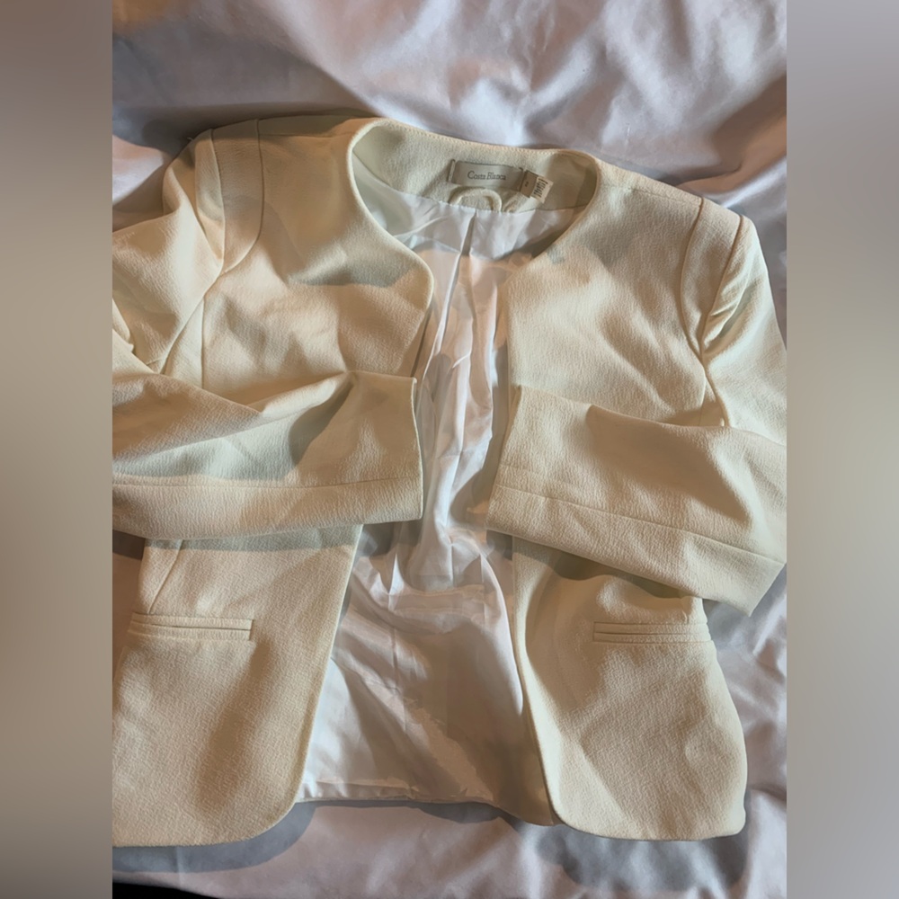 Costa Blanca Ivory blazer